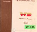 Warner & Swasey-Warner & Swasey No. 5 Lathe Service/Instruction Manual (Year 1960)-#5-5-No. 5-01